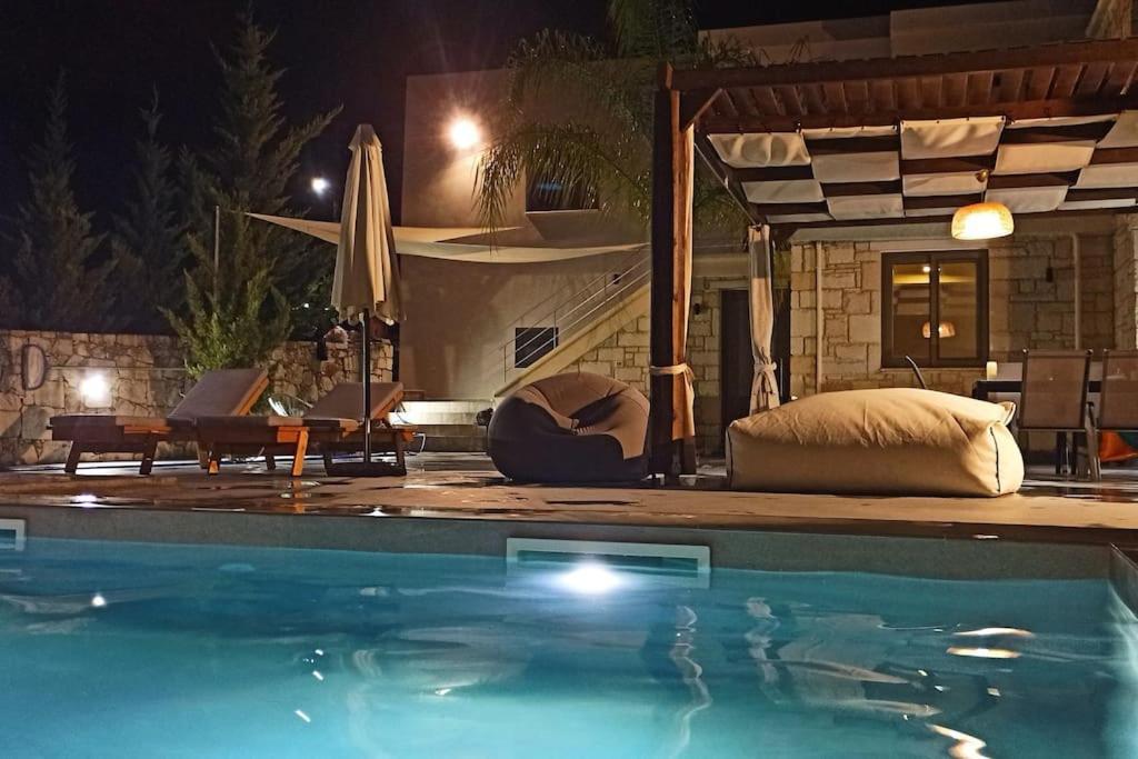 Renaissance Modern Stone House At Vryses - Private Pool Guest House Exterior photo