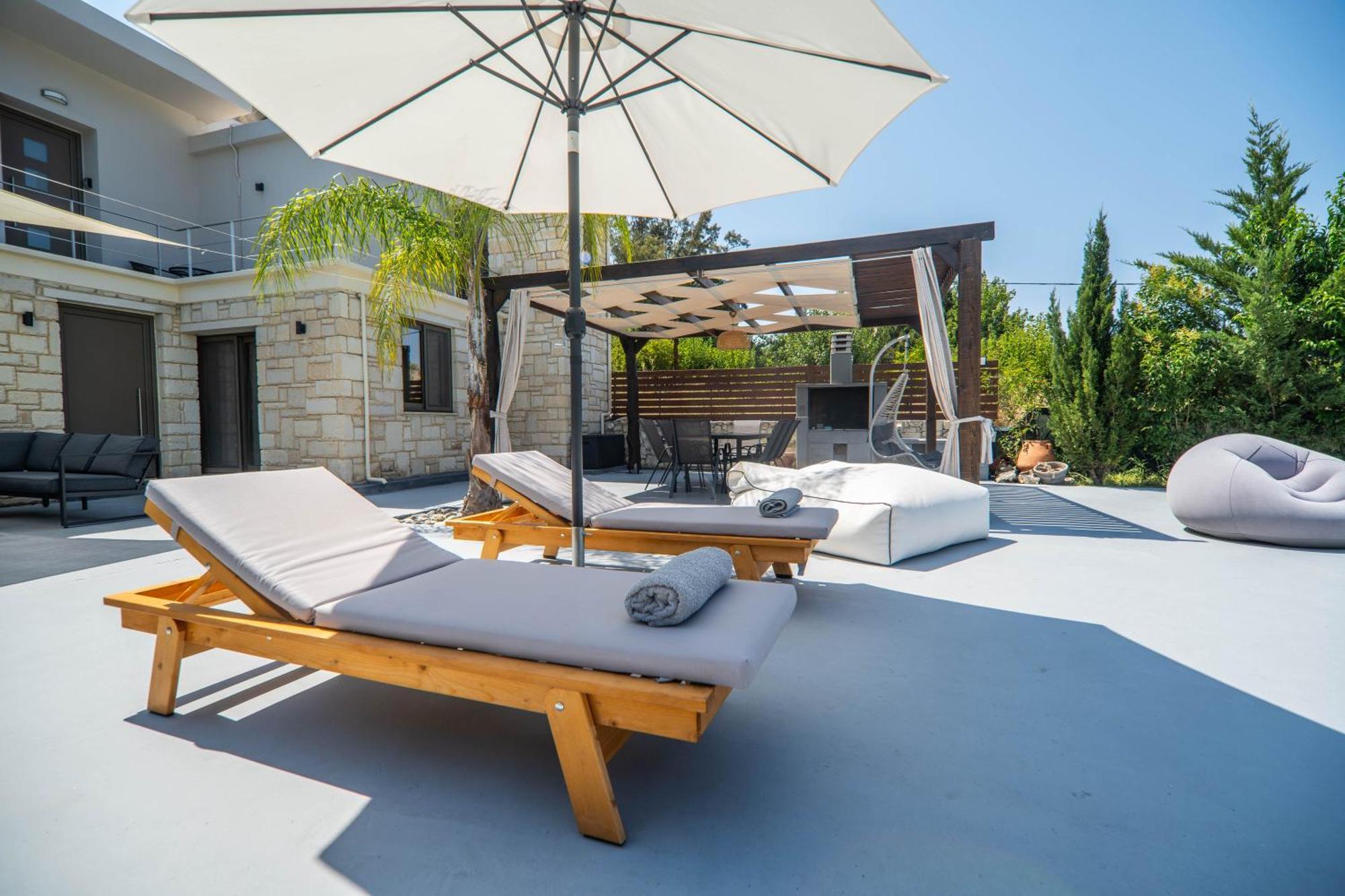 Renaissance Modern Stone House At Vryses - Private Pool Guest House Exterior photo